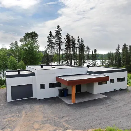 Les Chalets Du Lac Serein Saint Ludger de Milot Exterior photo